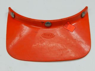 Nos Bell Helmet Visor Orange Magnum Motorcross Star Topex Vintage