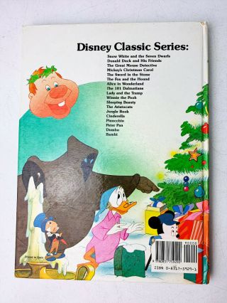 Vintage 1988 Mickey ' s Christmas Carol Walt Disney Classic Series Gallery Books 3