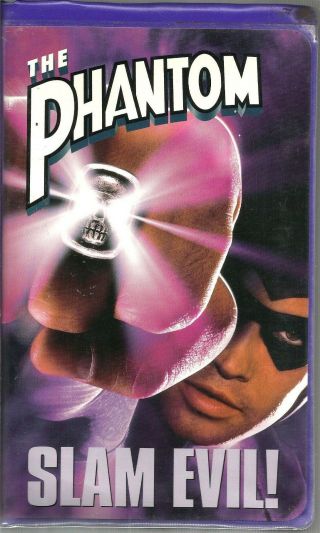 The Phantom Vhs 1997 Billy Zane Kristy Swanson Treat Williams James Remar Vtg