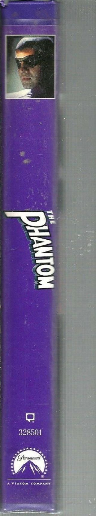 The Phantom VHS 1997 Billy Zane Kristy Swanson Treat Williams James Remar VTG 3