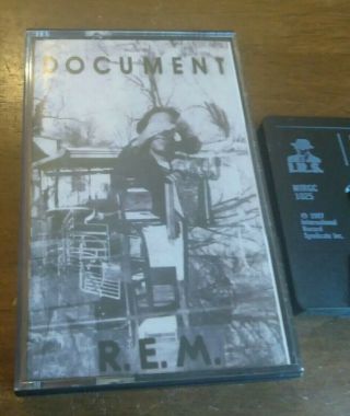 Rem Document 1987 Cassette Album Good Vintage R.  E.  M Michael Stipe