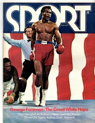 Vintage - Sport - July 1973 - George Foreman Cover,  Very Good