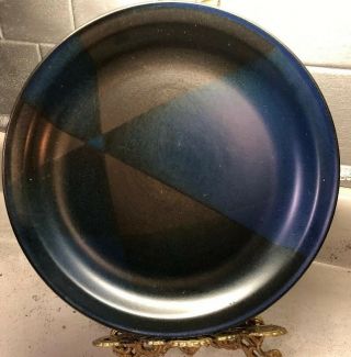 Vtg Iron Mountain Stoneware 11” Dinner Plate Blue Ridge Pattern