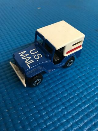 Vintage 1976 Matchbox U.  S.  Mail Truck Jeep No.  38 Lesney Die - Cast Toy Car