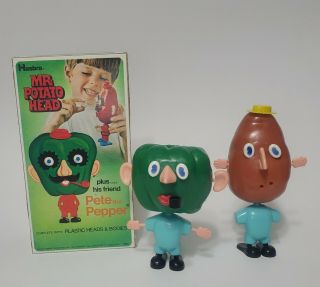 Vintage - Hasbro Pete The Pepper With His Friend Mr Potato Head
