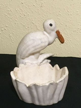 Vintage Niloak Pelican Vase Planter Off White Colored