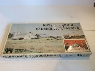 Vintage 1978 Rich Farmer Poor Farmer Board Game