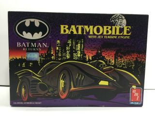 Amt Ertl Batman Returns Batmobile 1989 Photo Box Opened Model Kit
