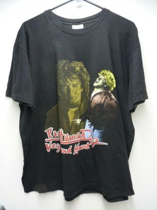 Vintage Rod Stewart Vagabond Heart Tour 91 - 92 Concert Xl Black T - Shirt