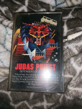 Judas Priest - Defenders Of The Faith (cassette Tape,  1984) Vintage