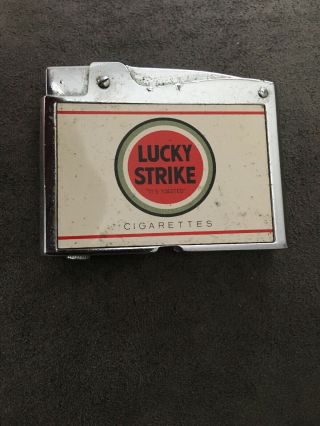 Vintage Lucky Strike Cigarette Lighter Continental Japan " It 