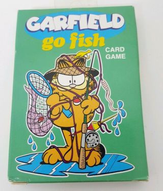 Vintage 1978 Garfield Go Fish Playing Cards