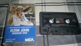 Elton John Greatest Hits Vintage Audio Tape Cassette