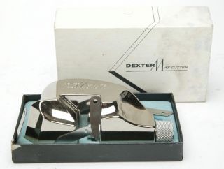 Vintage Dexter Mat Cutter W/box,  4 Blades & Instructions.