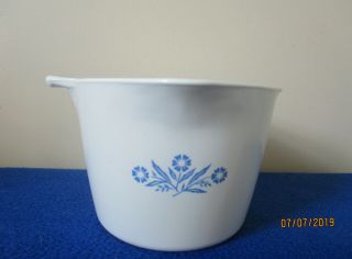 Vintage Corning Ware Blue Cornflower 4 Cup Measuring Bowl/sauce Maker