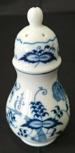 Vintage Blue Danube Blue Onion Salt Or Pepper Shaker Rectangle Logo Japan