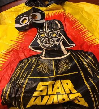 1976 Vintage Ben Cooper Vinyl Darth Vader Halloween Outfit Star Wars