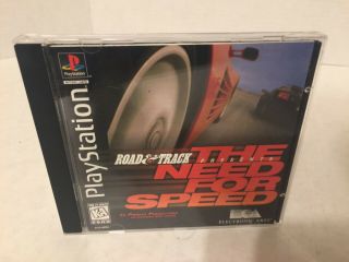 Vintage Ps1 Road & Track Presents The Need For Speed Complete W/man