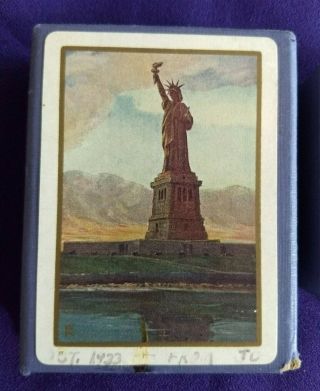 Vintage York City Souvenir Playing Cards 1920s - 30s - Historical Landmarks