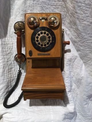 Vintage Limited Edition Crosley Wall Phone In 1920s Style Model Cr91w/91g/910