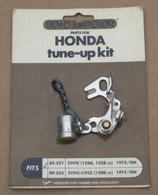 Vintage Honda Tune - Up Kit Mip Civic 1973 1974 1975 76,  77,  78,  79 Points Parts