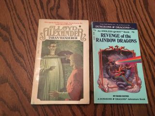 2:vtg 1981,  83 Revenge Of The Rainbow Dragons & Taran Wanderer:lloyd Alexander