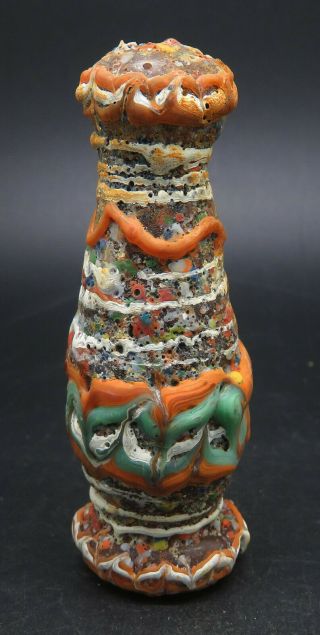 Vintage Phoenician Vase Bottle Glass Decoration