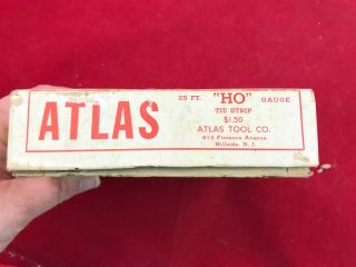 Vintage Atlas Ho Scale Tie Strip With Box Nos