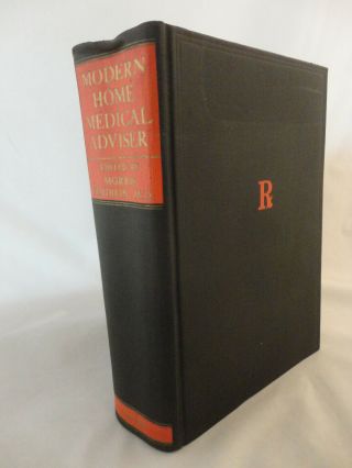 Vintage 1935 Modern Home Medical Advisor,  Edited By Morris Fishbein 905 Pgs.