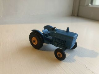 (good) Vintage Lesney Matchbox Series Blue Ford Tractor No.  39 England