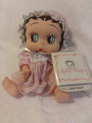 Vintage Betty Boop Baby Boop Vinyl Doll 1987 Tag