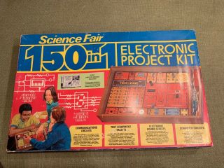 Vintage Radio Shack Science Fair 150 In 1 Electronic Project Kit 1976