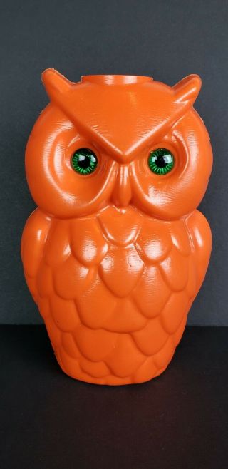 Vintage Retro Blow Mold Owl Replacement Patio Rv Party String Light Cover 1