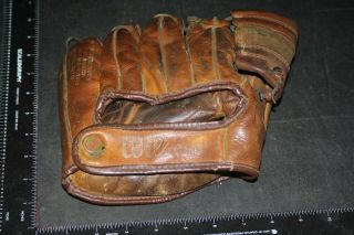 Vintage Wilson A2150 Baseball Glove Jim Greengrass Mit Ball Hawk 1950 