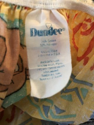 Vintage Dundee Disney The Lion King Toddler Size Flat Fitted Sheet Crib 4