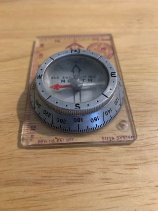 Vintage Official Boy Scouts of America BSA Pathfinder Compass Silva 3