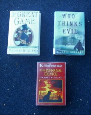 Set Of 3 Sherlock Holmes Vintage Hardcover Novels By Michael Kurland
