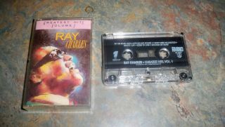 Ray Charles Greatest Hits Volume 1 Vintage Audio Tape Cassette