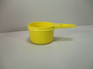 Vintage Tupperware Bright Yellow Measuring Cup Replacement 1/2 Cup