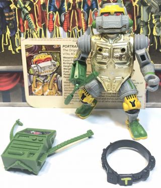 Tmnt Metalhead Vintage Action Figure Playmates 5 " Robot 1989