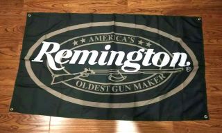 Remington Firearms Flag Banner Cloth Sign 3 