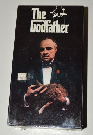 Vintage The Godfather Marlon Brando Vhs Cassette Tape Minty 1987