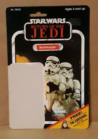 Vintage Star Wars Kenner Figure Cardback Stormtrooper Return Of The Jedi 1983