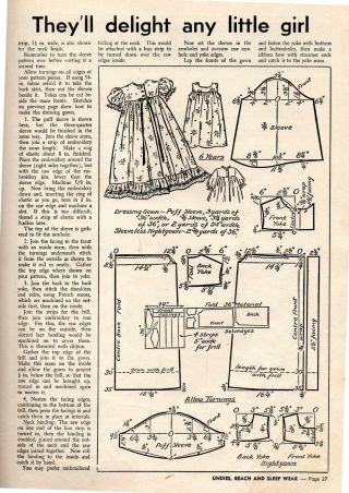 Vintage ENID GILCHRIST ' S UNDIES,  BEACH & SLEEP WEAR sewing patterns 2