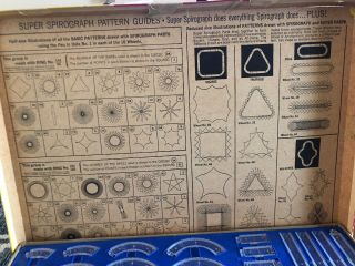 Vintage 1969 Kenner SPIROGRAPH PLUS No.  2400 COMPLETE Drawing Designs Game 3