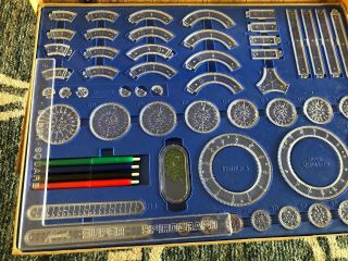 Vintage 1969 Kenner SPIROGRAPH PLUS No.  2400 COMPLETE Drawing Designs Game 4