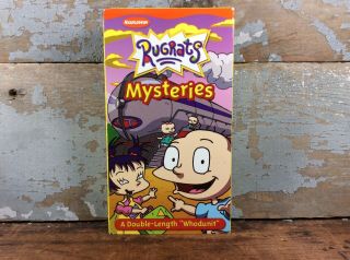 Rugrats Mysteries Vhs Tape Nickelodeon Vintage Cartoon 3 Episodes