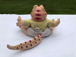 Vintage Talking Baby Sinclair Pull String Plush Doll From Dinosaurs Hasbro 1991