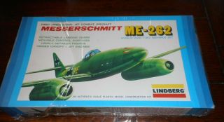 Vintage The Lindberg Line Messerschmitt Me - 262 1/4 " Scale Model Kit