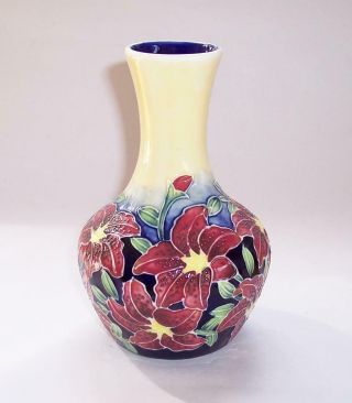 Vintage Old Tupton Ware China Vase Lily Design